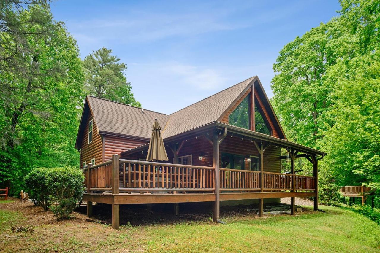 Tree Top Lodge - Gorgeous Lake Cabin With Hot Tub & Magnificent Views Of Forests And Mountains! Cabin Butler Exteriör bild