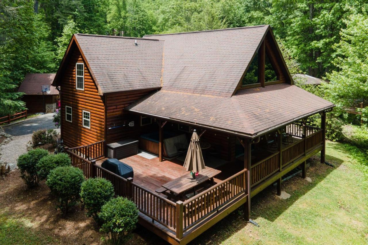 Tree Top Lodge - Gorgeous Lake Cabin With Hot Tub & Magnificent Views Of Forests And Mountains! Cabin Butler Exteriör bild
